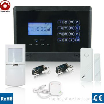 alarme systeme with mini siren quad band GSM gsm security wireless smart security alarm system